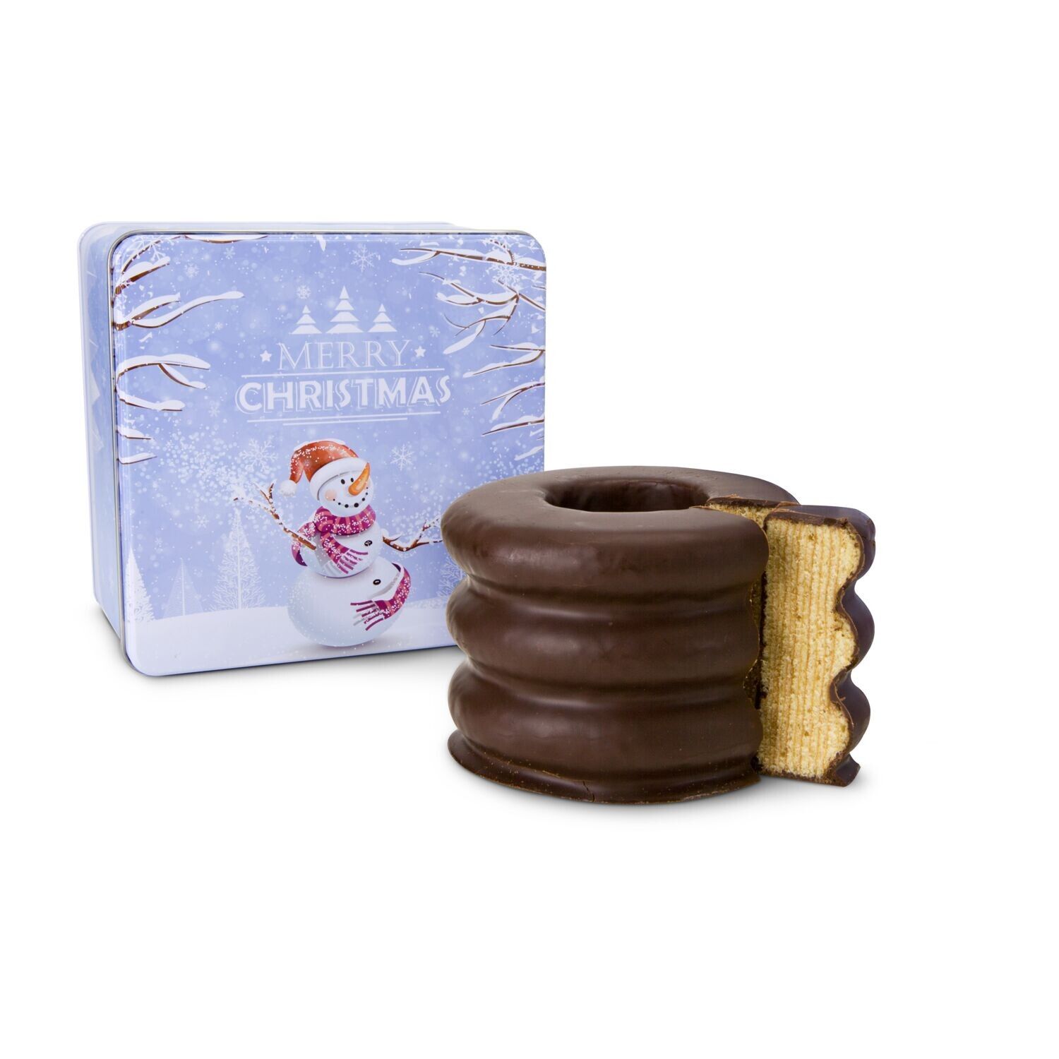 Geschenkset Baumkuchen in Weihnachtsdose-775