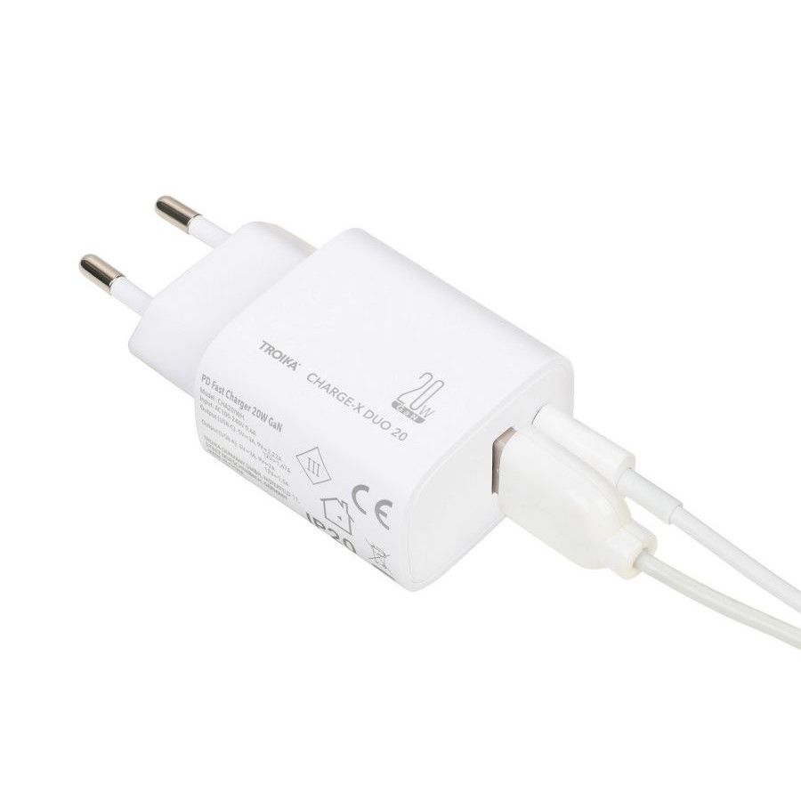 Ladestecker CHARGE-X DUO 20 - weiß-881