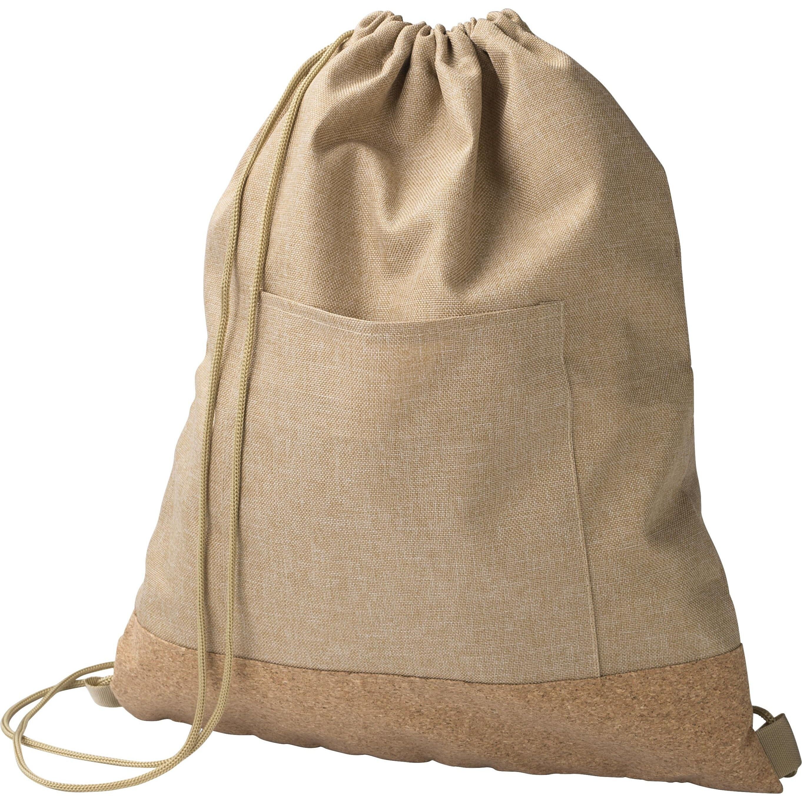 rPET-Polyester (600D) Kordelzugtasche Ansel - khaki-446