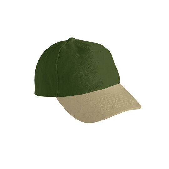 6-Panel Raver Cap - olive - beige-291