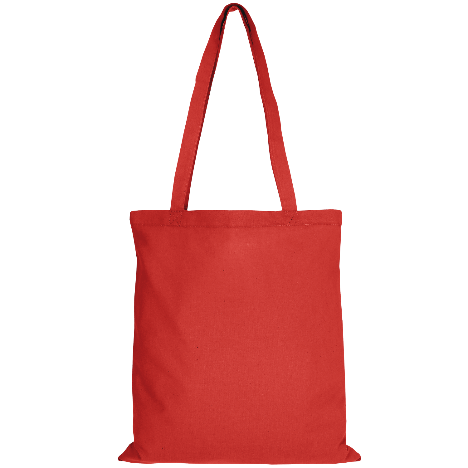 Einkaufstasche Baumwolle - lange Henkel - rot-451