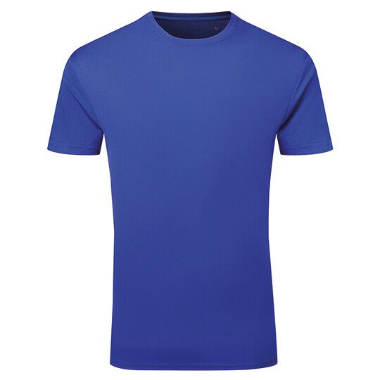 TriDri® Ion-Charge recycled textured tee - royal-281