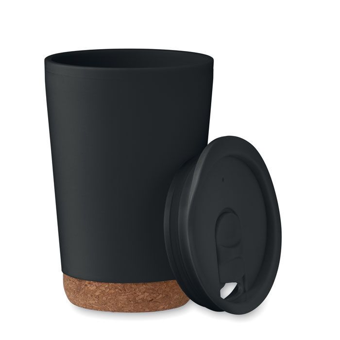 Doppelwandiger Becher 300 ml CO - schwarz-192