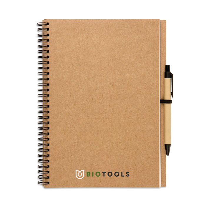 Recyceltes Notizbuch BLOQUERO PLUS - beige-944