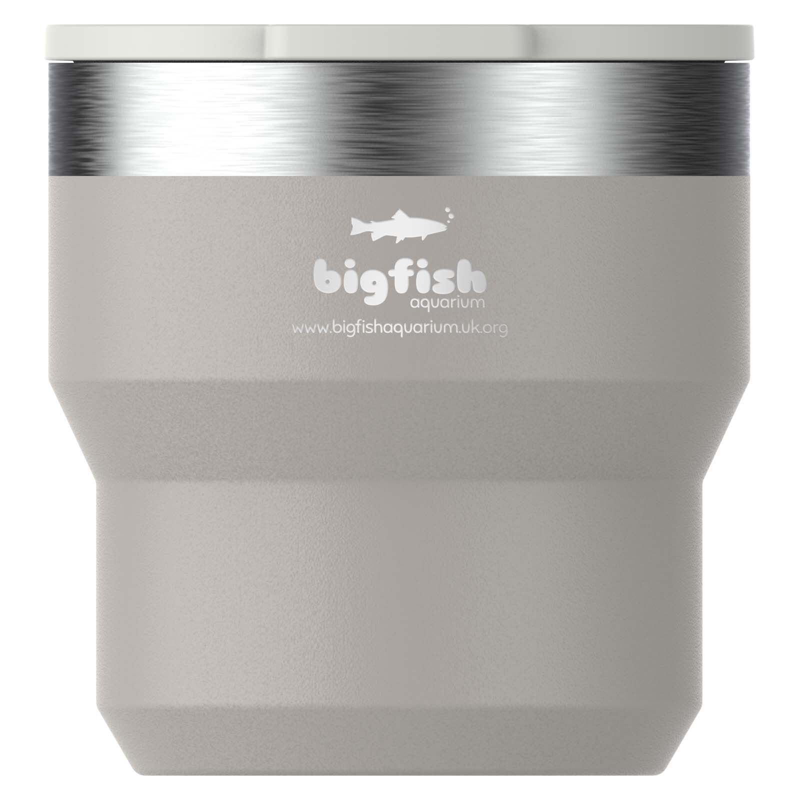 Stanley Stay Hot 295 ml Edelstahl isolierter, stapelbarer Camp Becher - grau-743