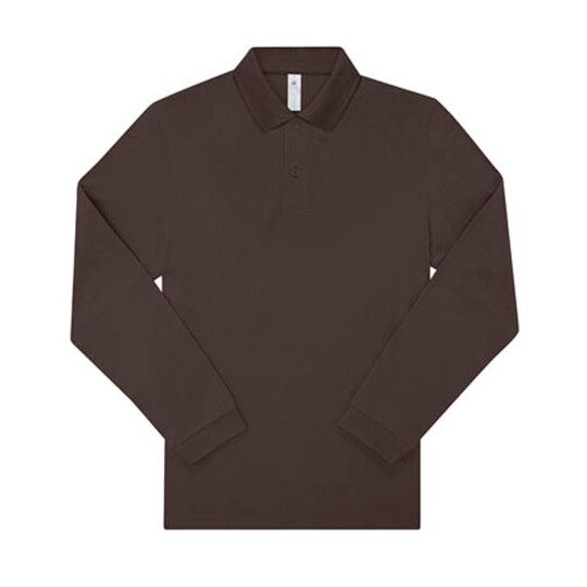 My Polo 210 Long Sleeve - roasted coffee - M-953