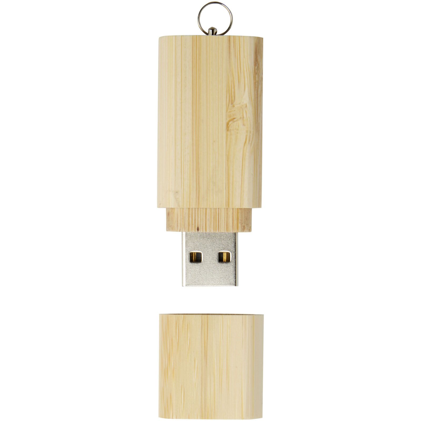 USB-Stick 3.0 aus Bambus mit Schlüsselring - natural - 16 GB-435