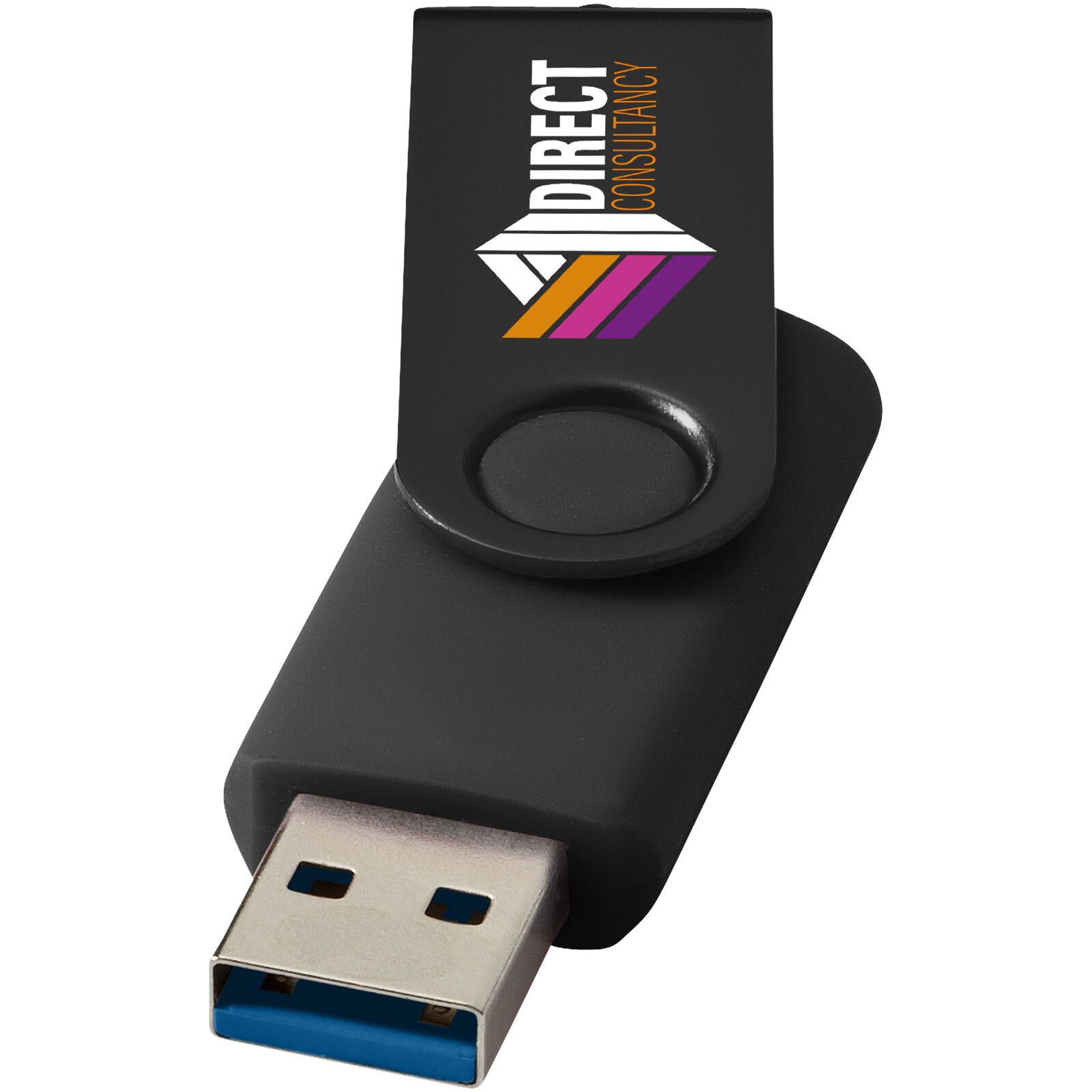 Twister USB-Stick 3.0 aus Metall - schwarz - 16 GB-231