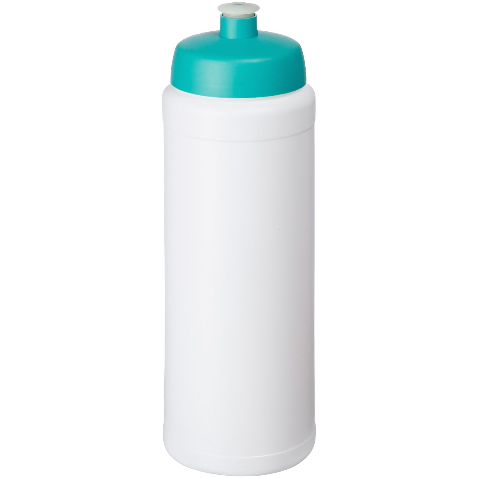 Baseline Plus grip 750 ml Sportflasche mit Sportdeckel - weiss -  aquablau-806
