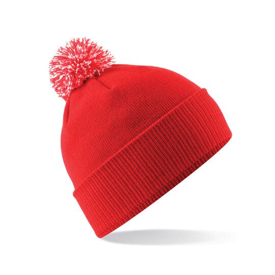 bright red - off white