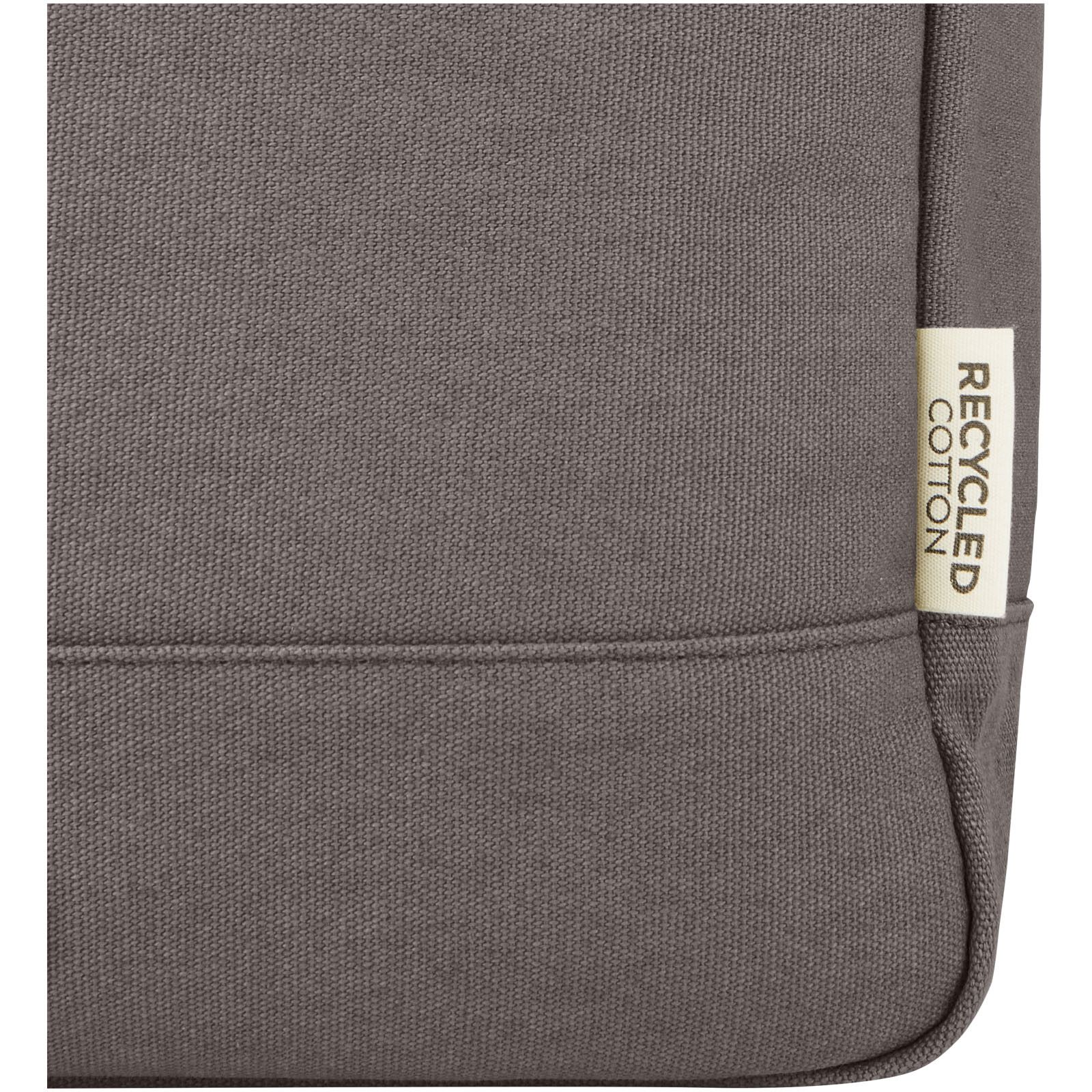 Joey 15" GRS Rolltop Laptoprucksack aus recyceltem Canvas 15 L - grau-657