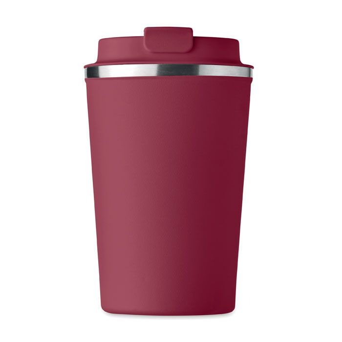Doppelwandiger Becher 350ml BRACE - bordeaux-135