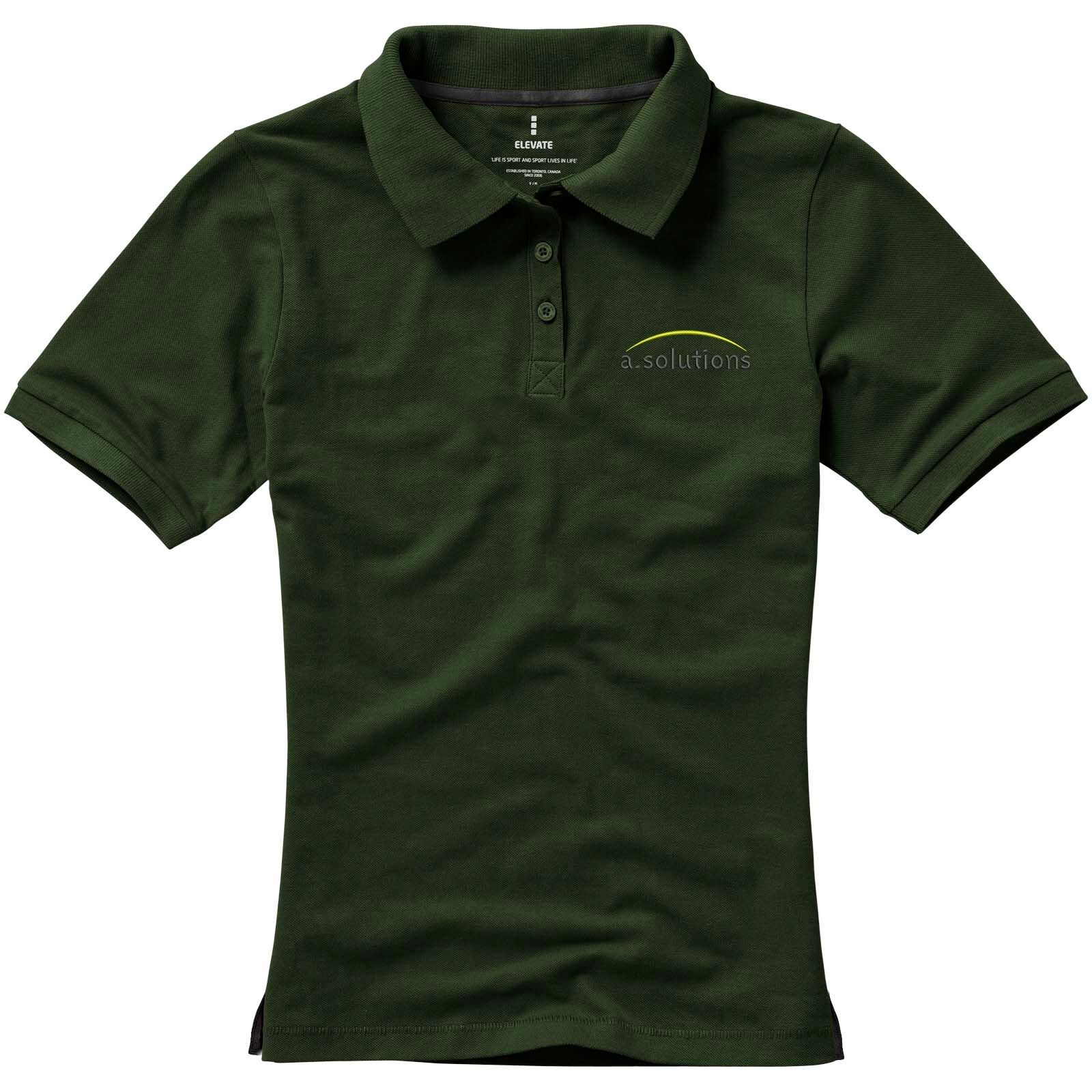Calgary Poloshirt für Damen - armeegrün - XXL-882
