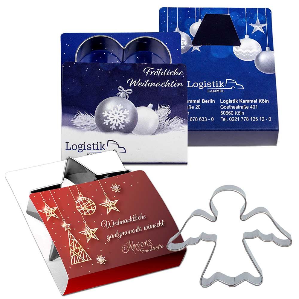 Backförmchen Single-Pack - Weihnachten - Engel Digitaldruck Vorderseite-873
