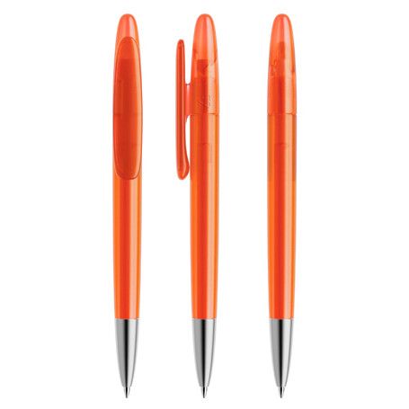 prodir DS5 TFS Twist Kugelschreiber Metall-Spitze - gefrostet - orange-974