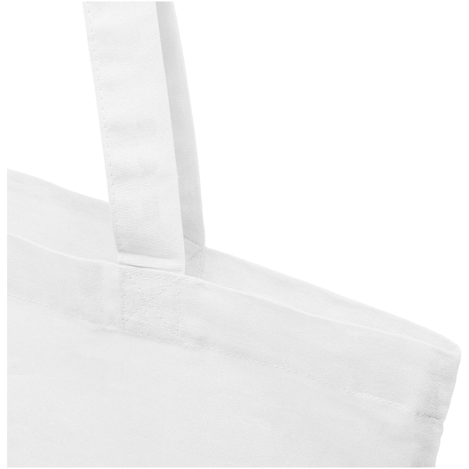 Madras 140 g/m² Baumwoll Tragetasche 7L - weiss-73