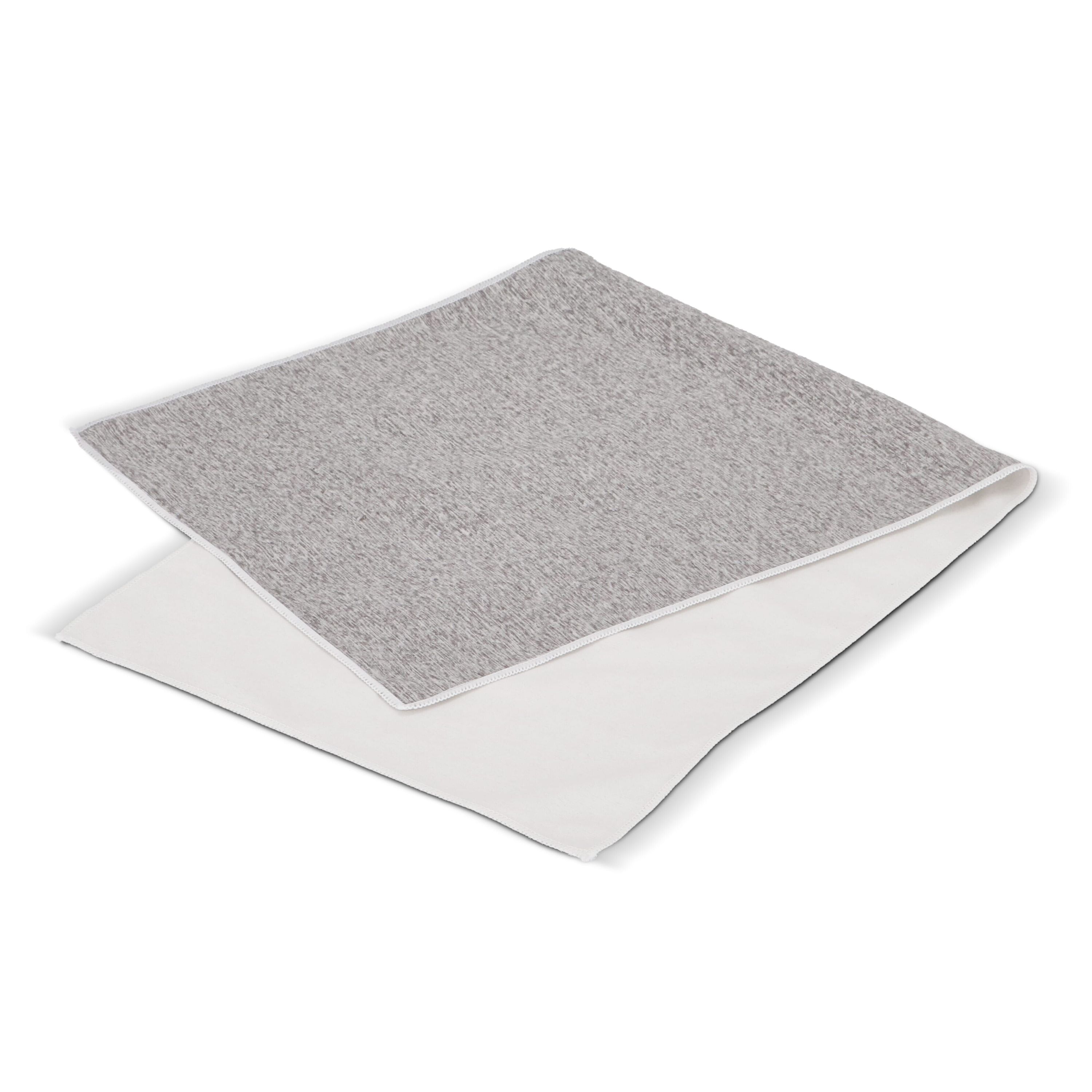 Schnelltrocknendes Handtuch R-PET 30 x 80 cm Sublimation - weiss  -  grau-313