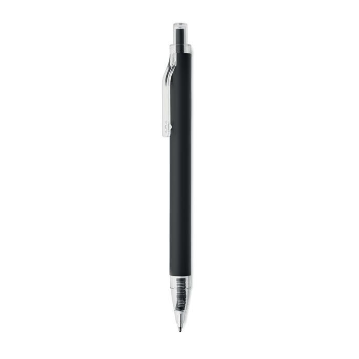 Druckkugelschreiber recy. Alu NOSTA - schwarz-36