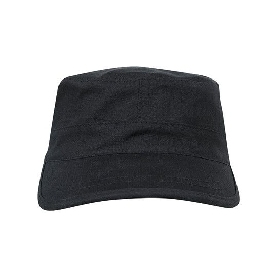 Adjustable Top Gun Ripstop Cap - black-849