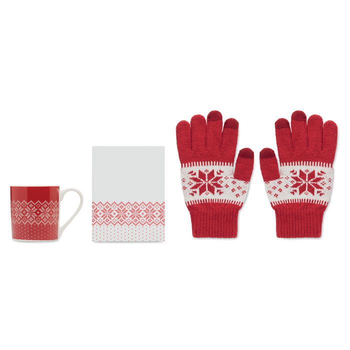 Winterliches Geschenkset COPITO SET - rot-168