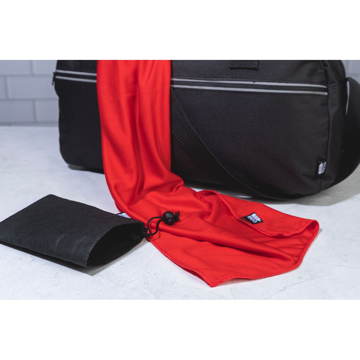 Endure RPET Handtuch - rot-991