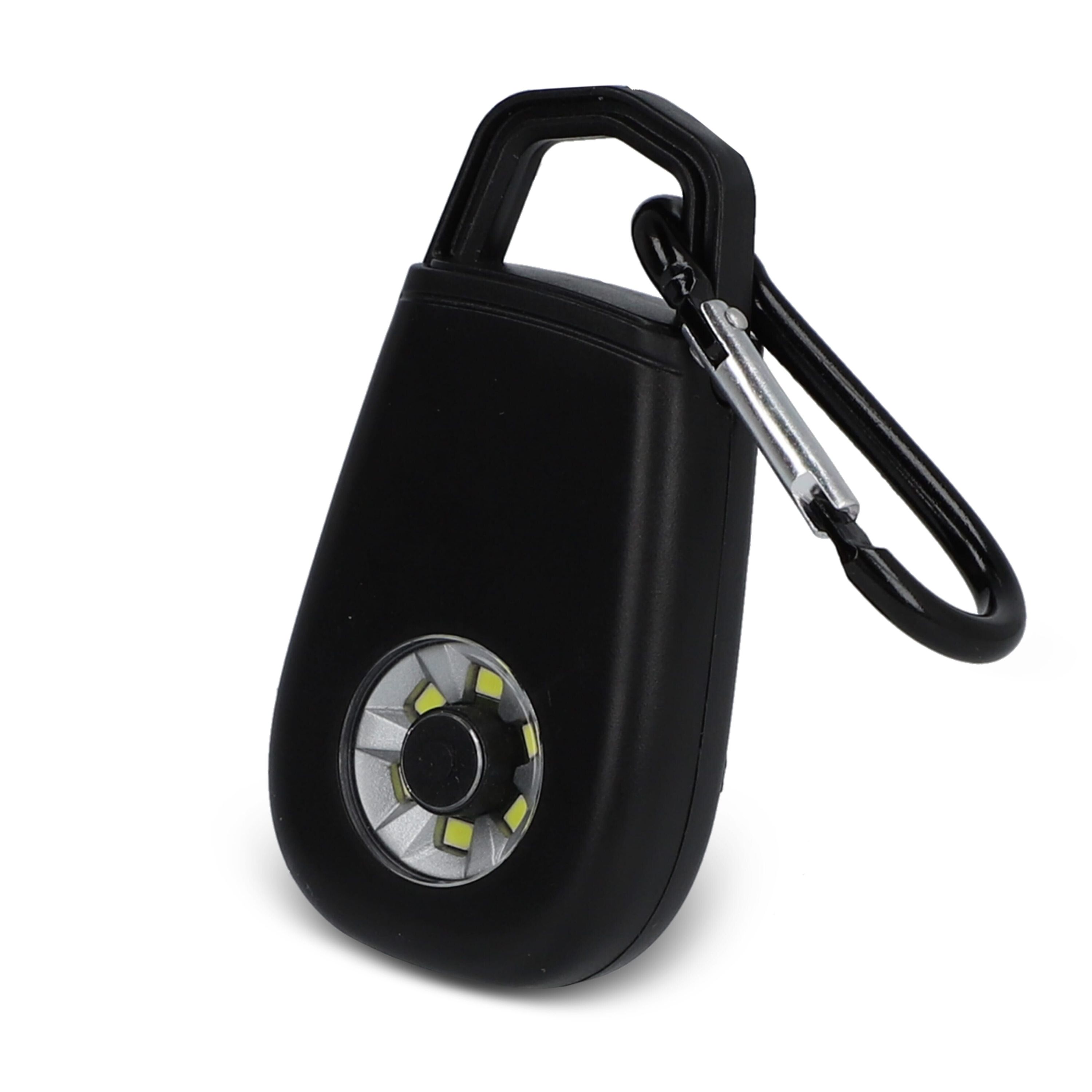 Persönliches Alarm-Schlüssellicht aus recycelten Materialien - schwarz-58