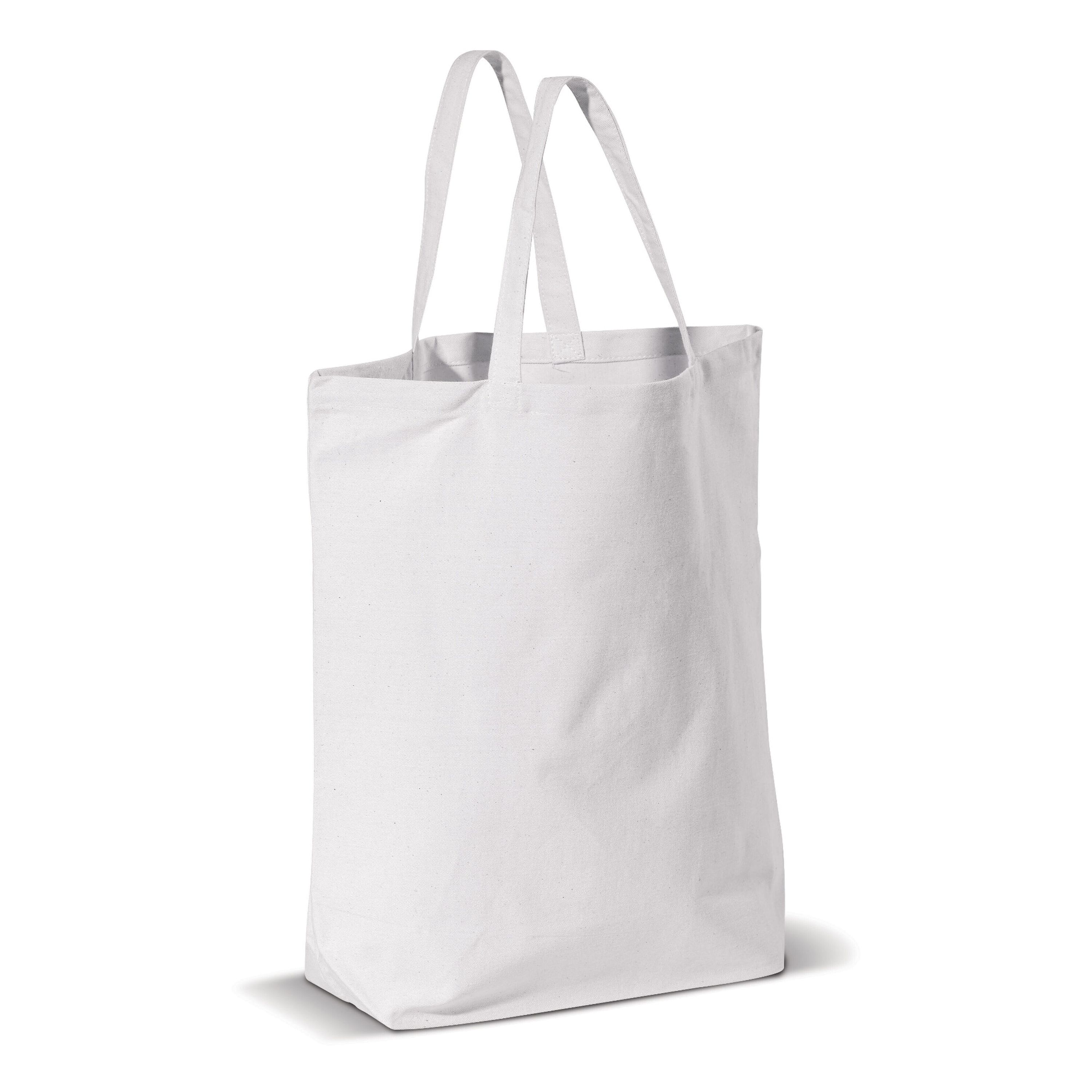 Tragetasche canvas 250g/m² 41x12x43cm - weiss-90