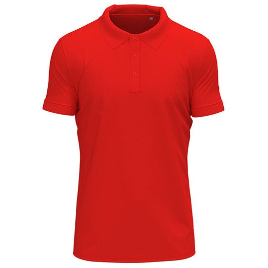 Stretch Polo - scarlet red-471