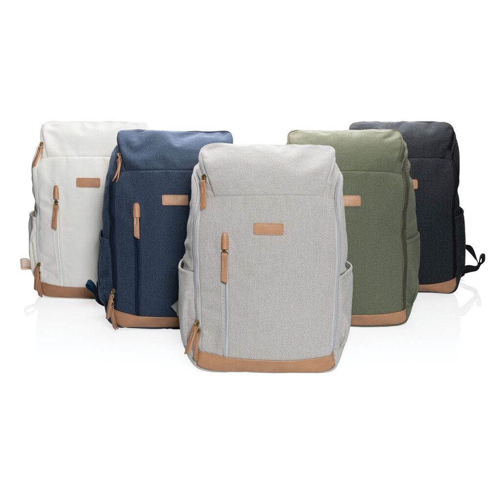 Impact AWARE™ 16 oz. r recyceltem canvas 15" Laptop-Rucksack - grau-195