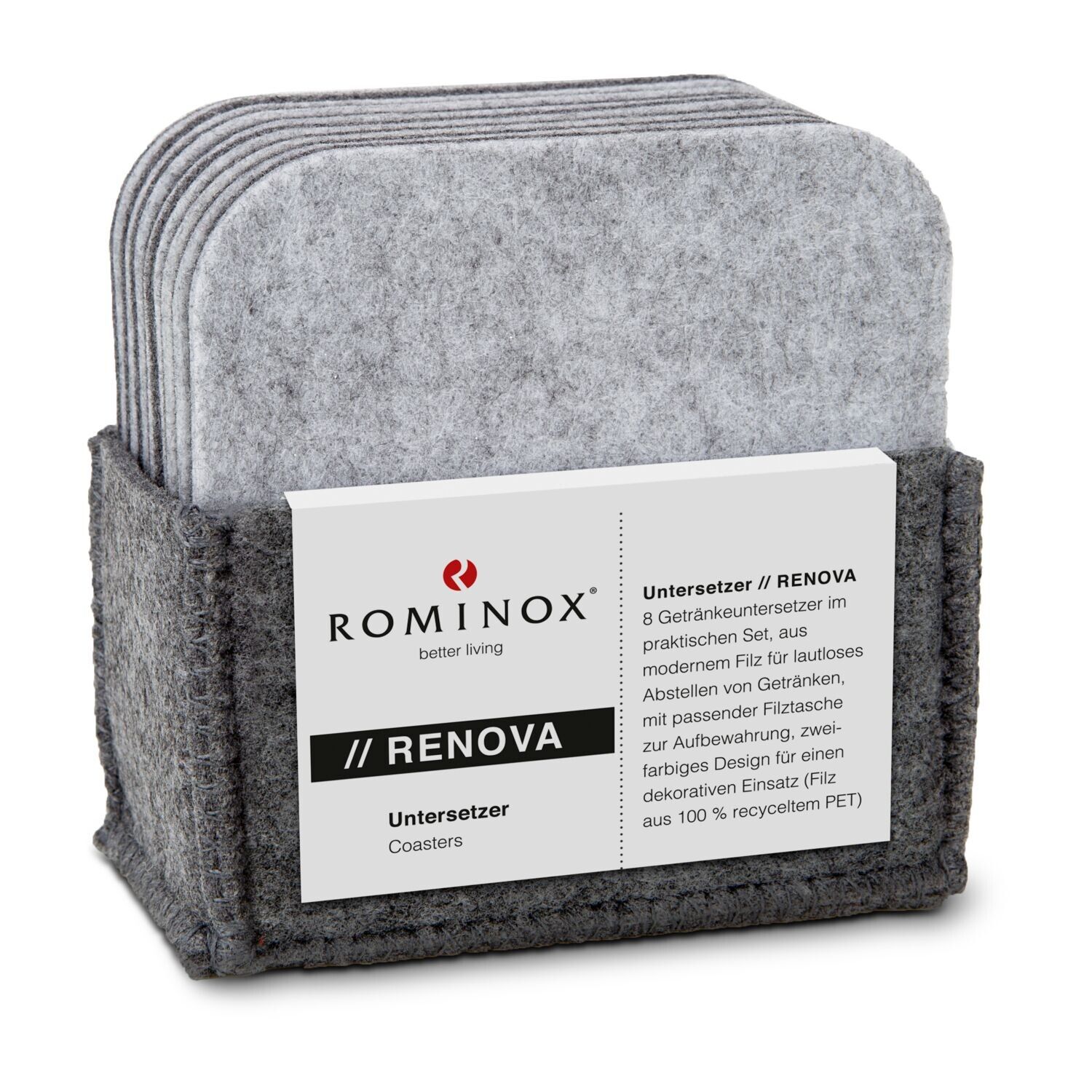 ROMINOX® Untersetzer Renova (8er Set)-736