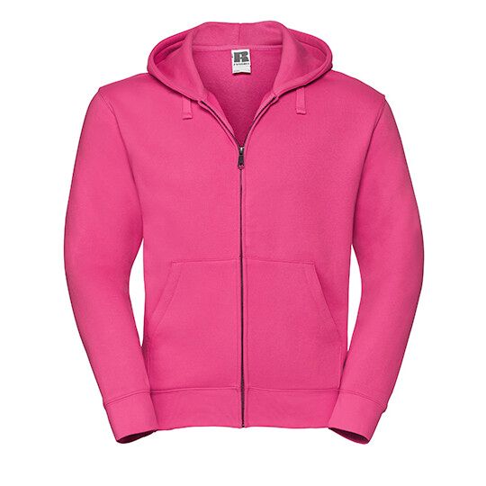Men's Authentic Zipped Hood Jacket - fuchsia - XL-522