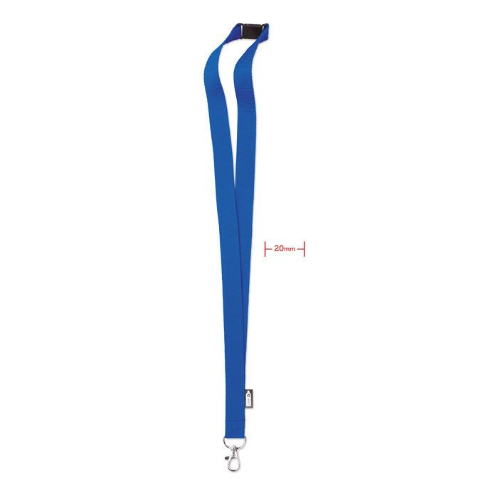 Lanyard RPET 20mm LANY RPET - königsblau-882