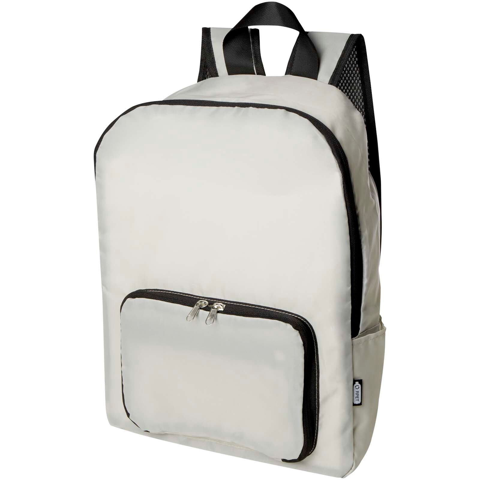 EcoFold faltbarer RPET Rucksack 15 L - sandstone-208