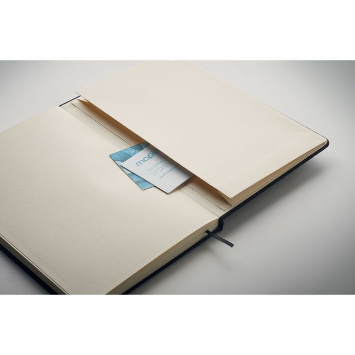DIN A5 RPET Notizbuch-Set NOTA - schwarz-444