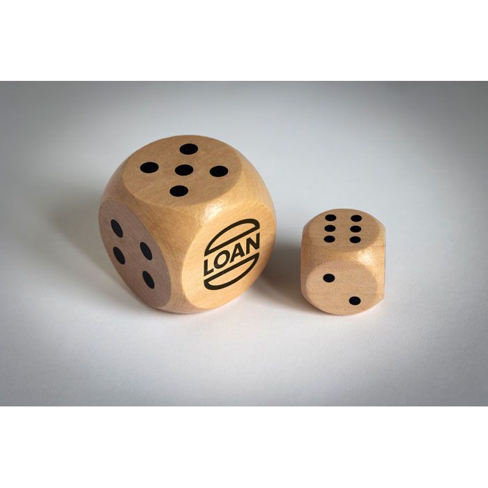 Spielwürfel Schima-Holz Ø 3cm DADIN - holz-503
