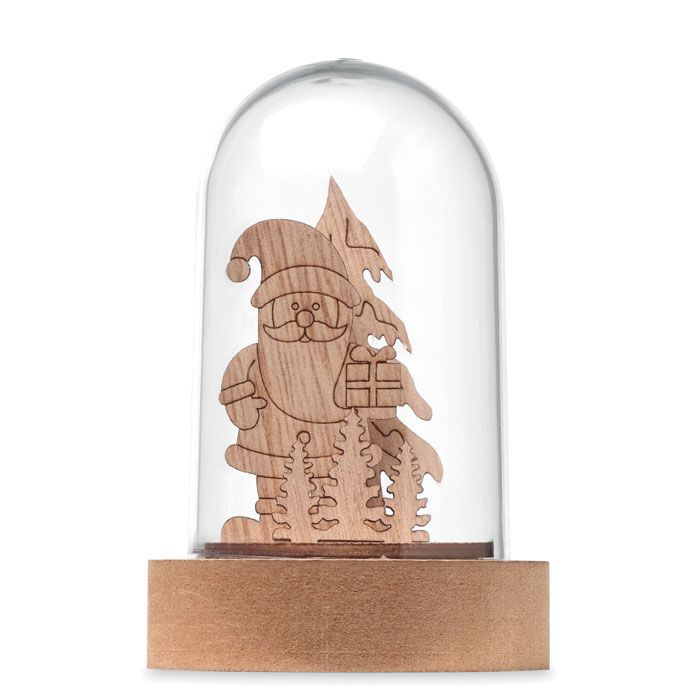 Weihnachtsdekoration mit LED ROVANI - holz-127