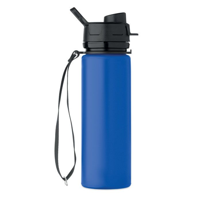 Faltbare Sportflasche Silikon LETT - königsblau-228