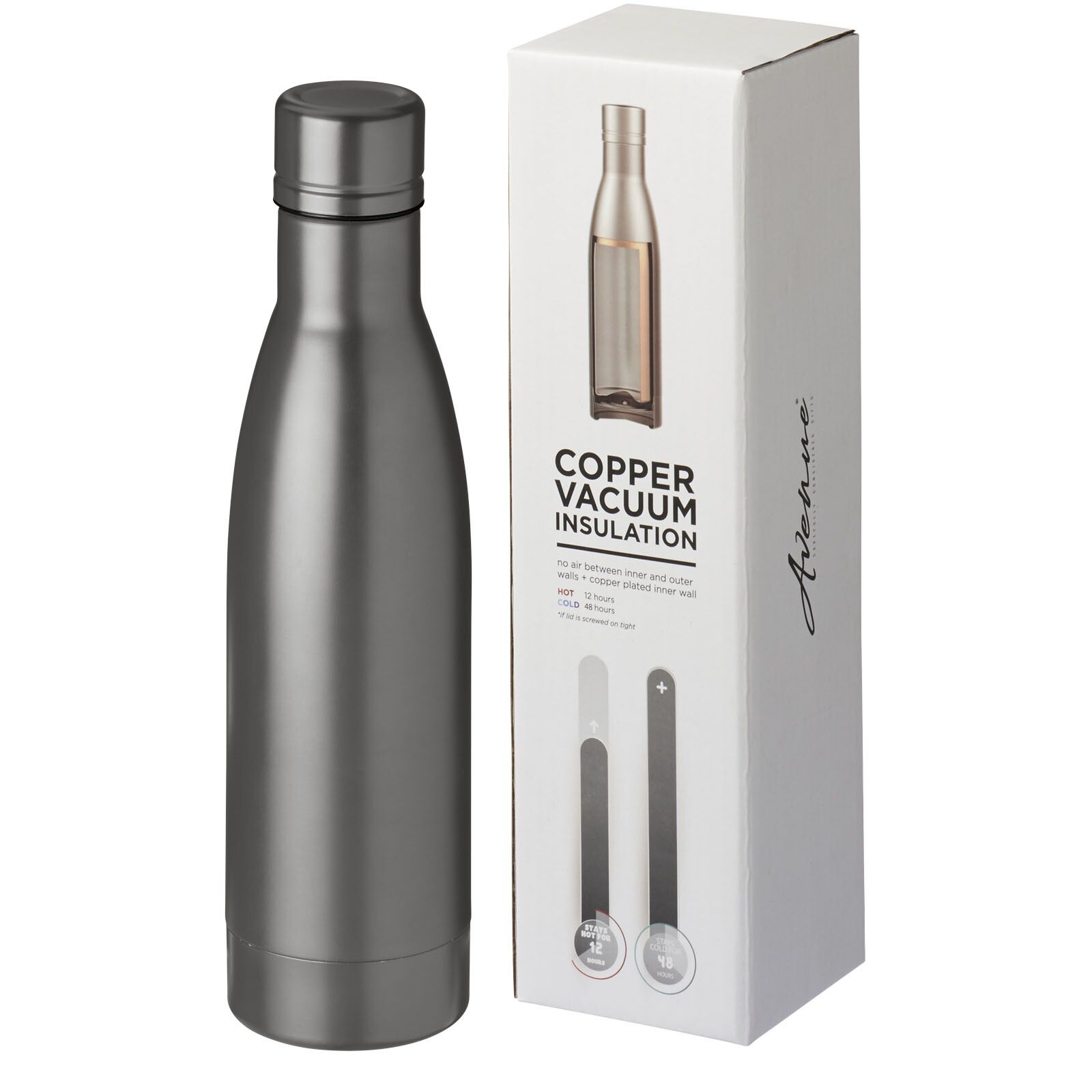 Vasa 500 ml Kupfer-Vakuum Isolierflasche - titan-272