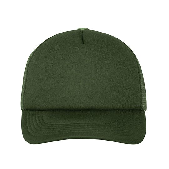 5-Panel Polyester Mesh Cap - dark olive-229