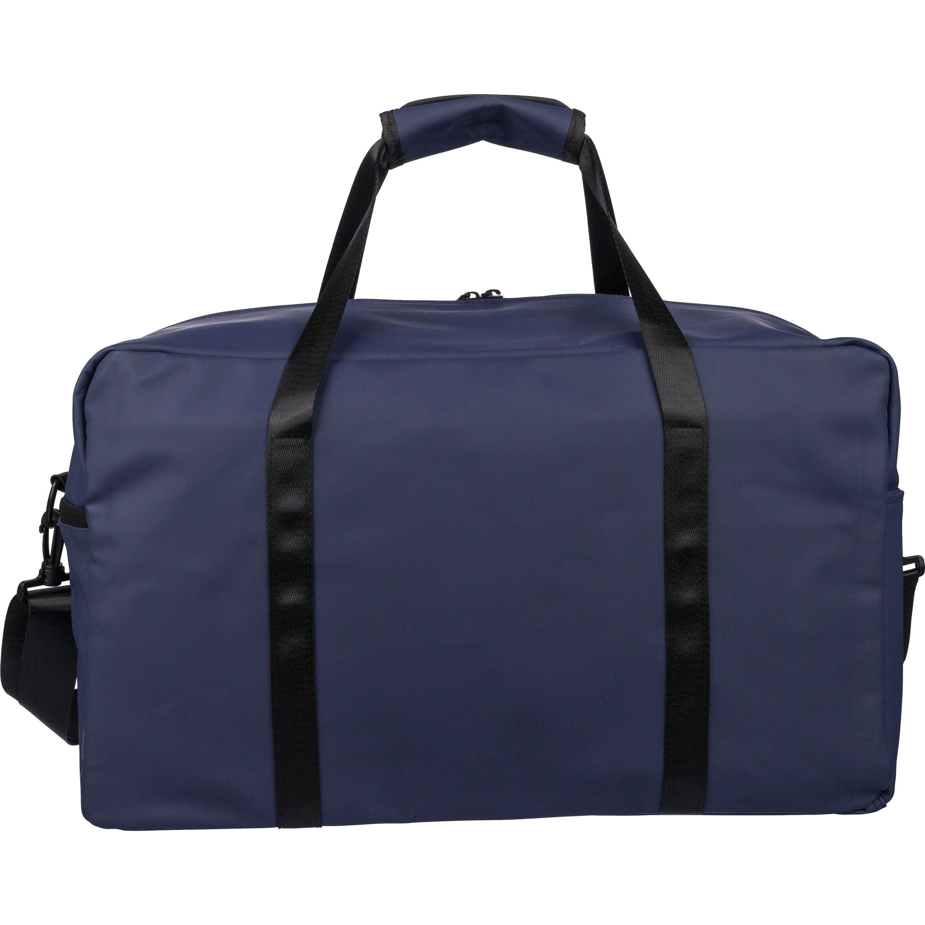 Recycelte PU-Reisetasche Mirae - schwarz-10