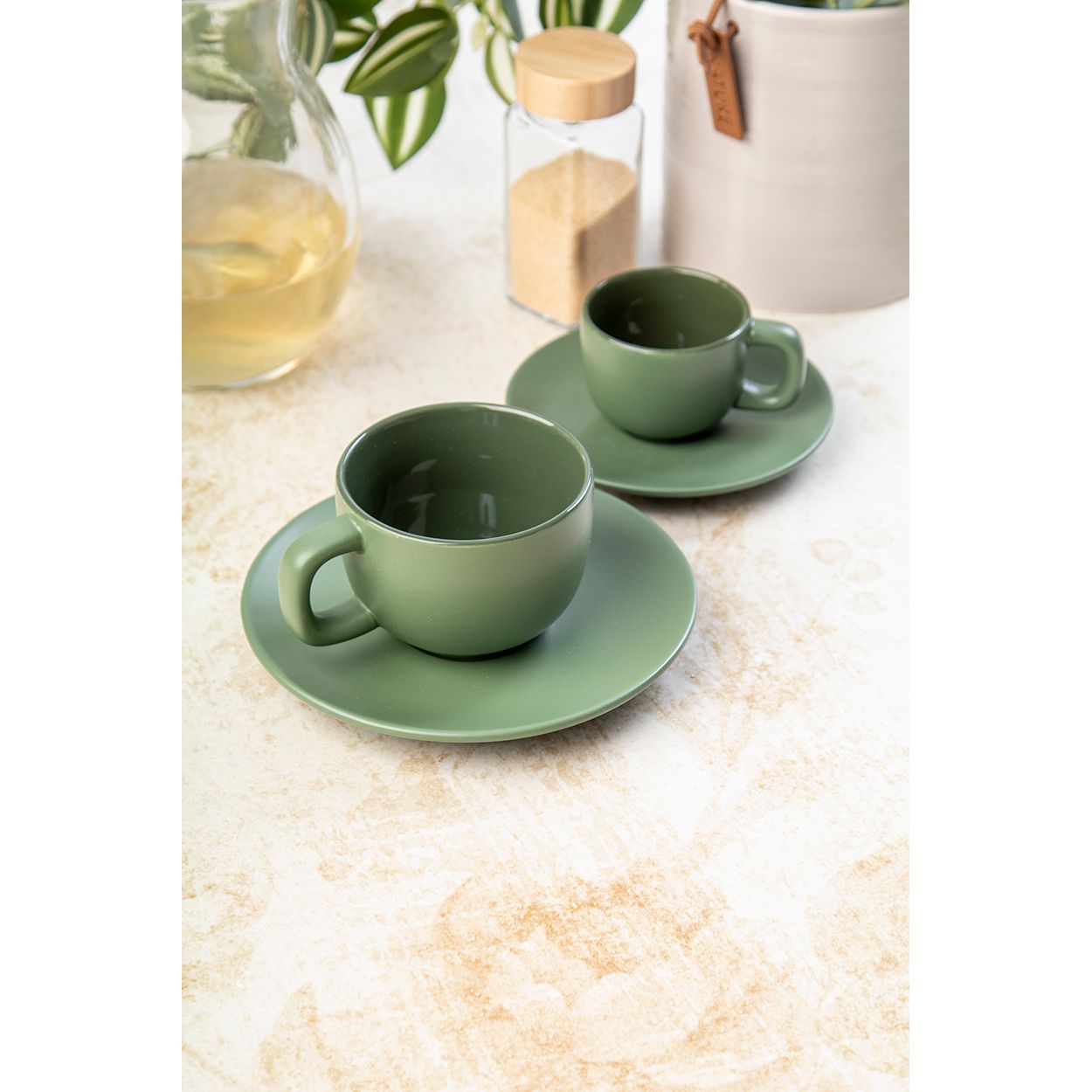 Caturra Plus Cappuccinotassenset - grün-901