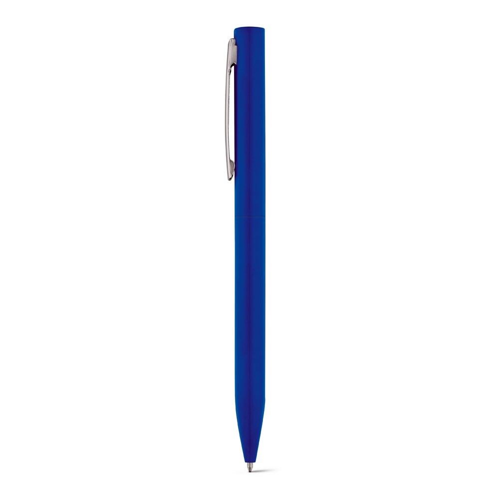 WASS Aluminium-Kugelschreiber mit Drehmechanik - blau-637