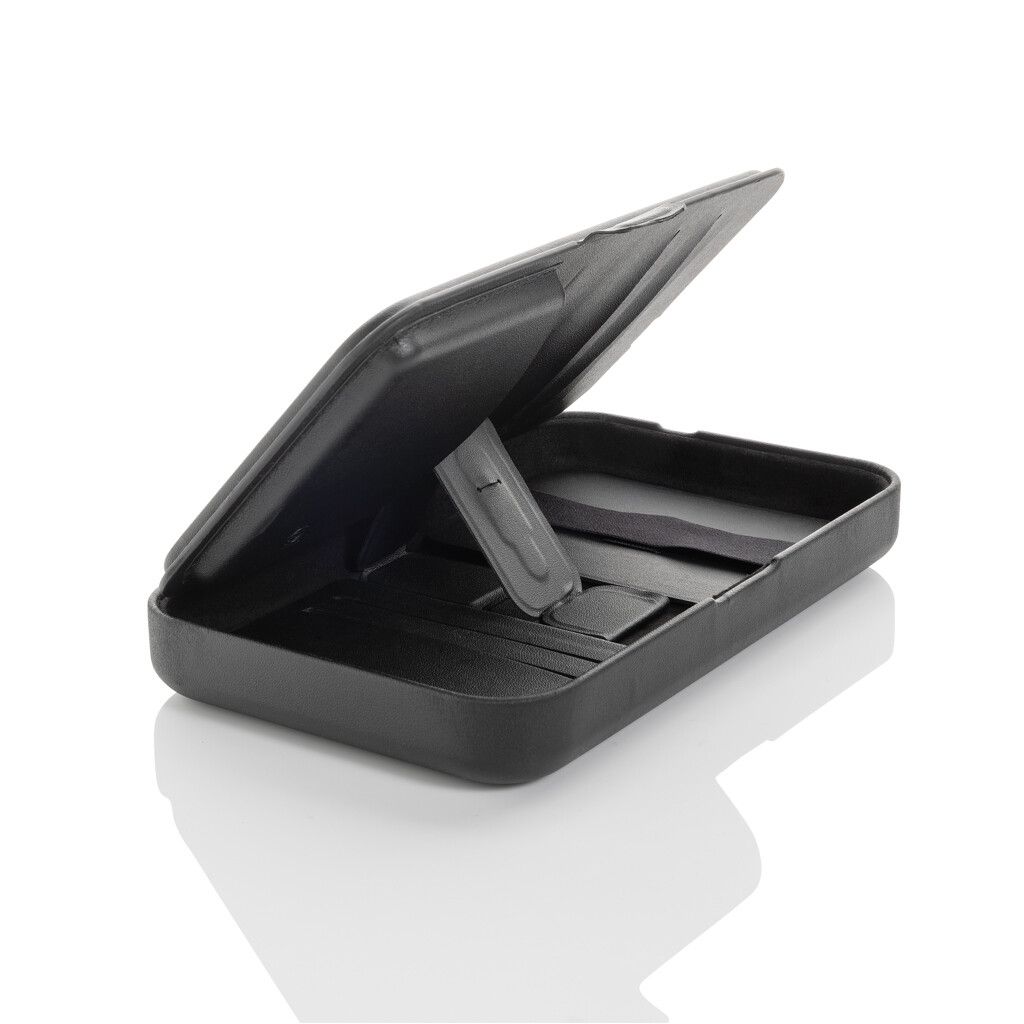 Swiss Peak Travel-Case aus RCS rec. PU mit 3-in-1-Charger - schwarz-327