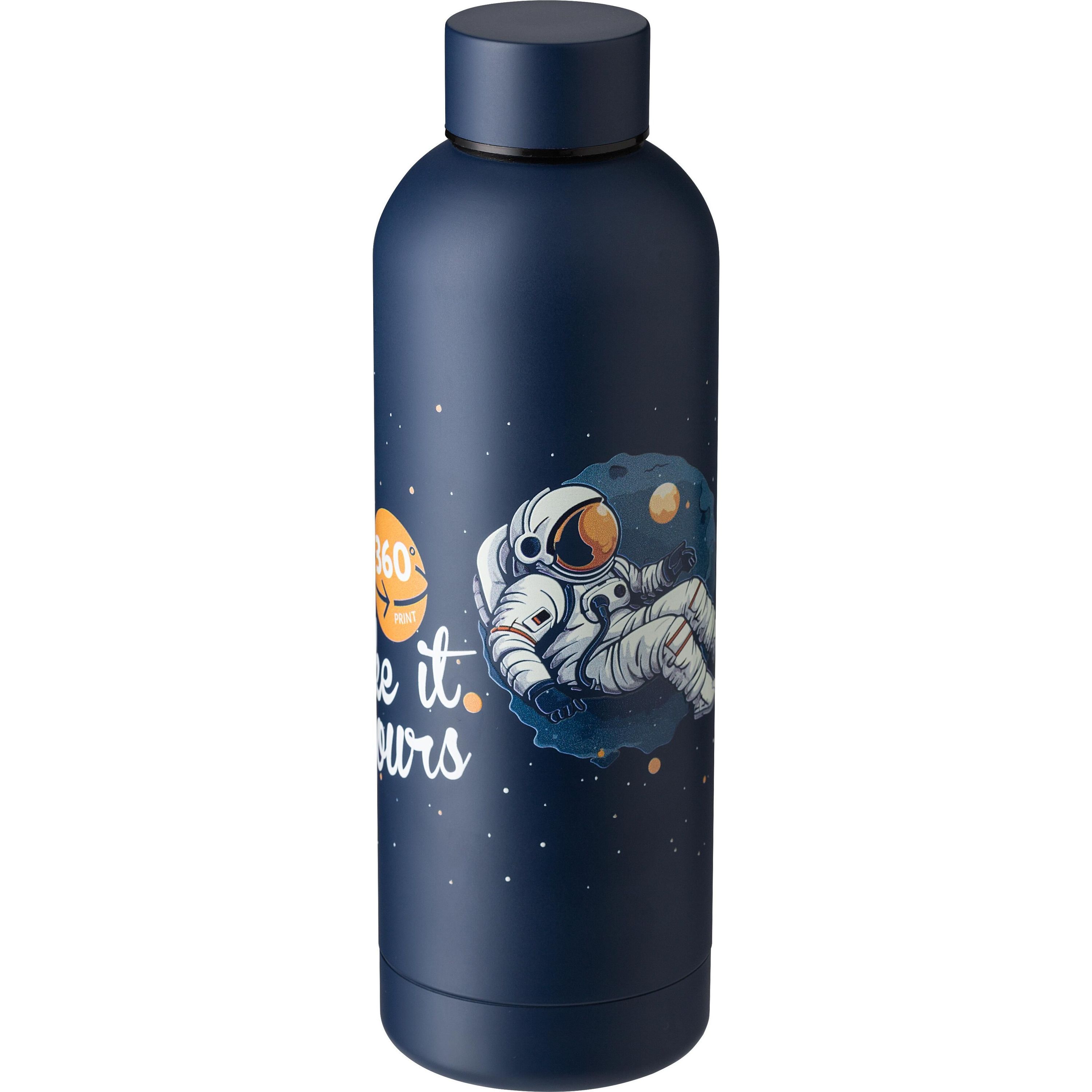 Flasche aus recyceltem Edelstahl Isaiah - marineblau-510