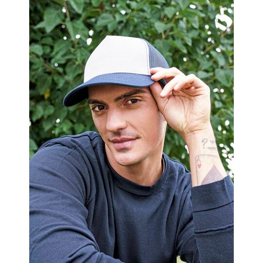 Rapper Canvas Cap Recycled - dark grey - burgundy-479