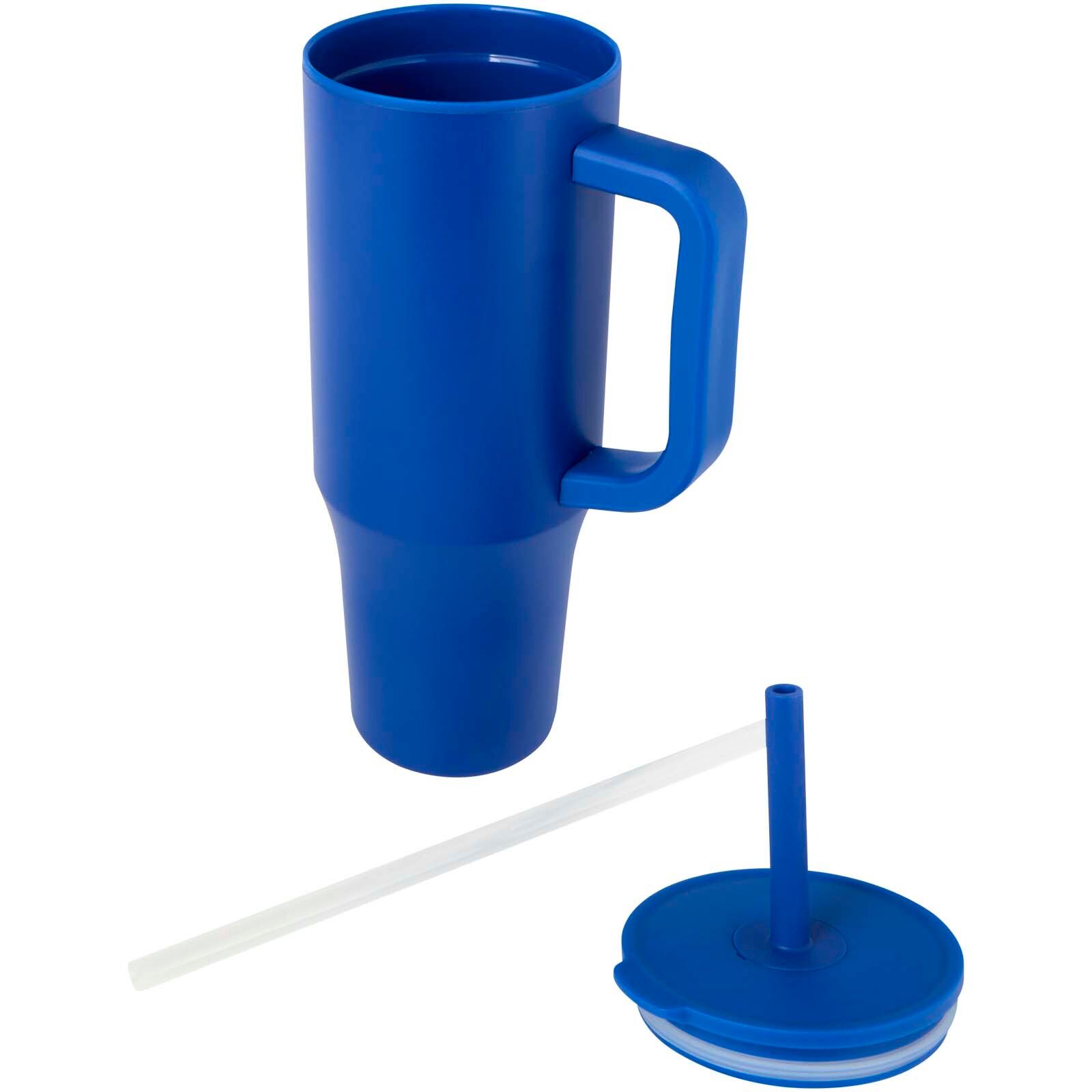 Brady 900 ml RCS-zertifizierter Isolierbecher mit Silikon Trinkhalm - royalblau-381
