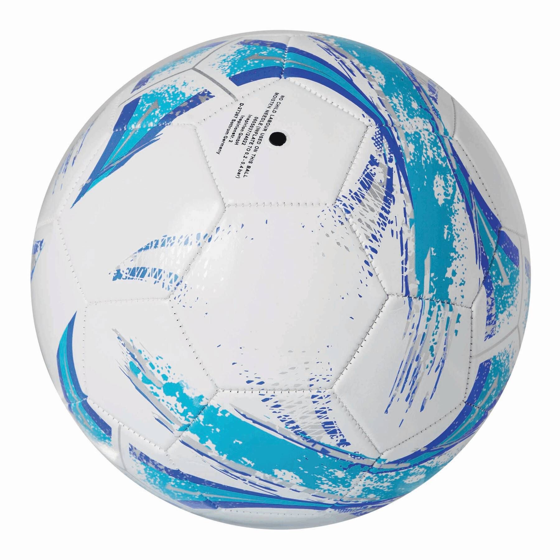 Fußball KICK AROUND - blau - weiß-468