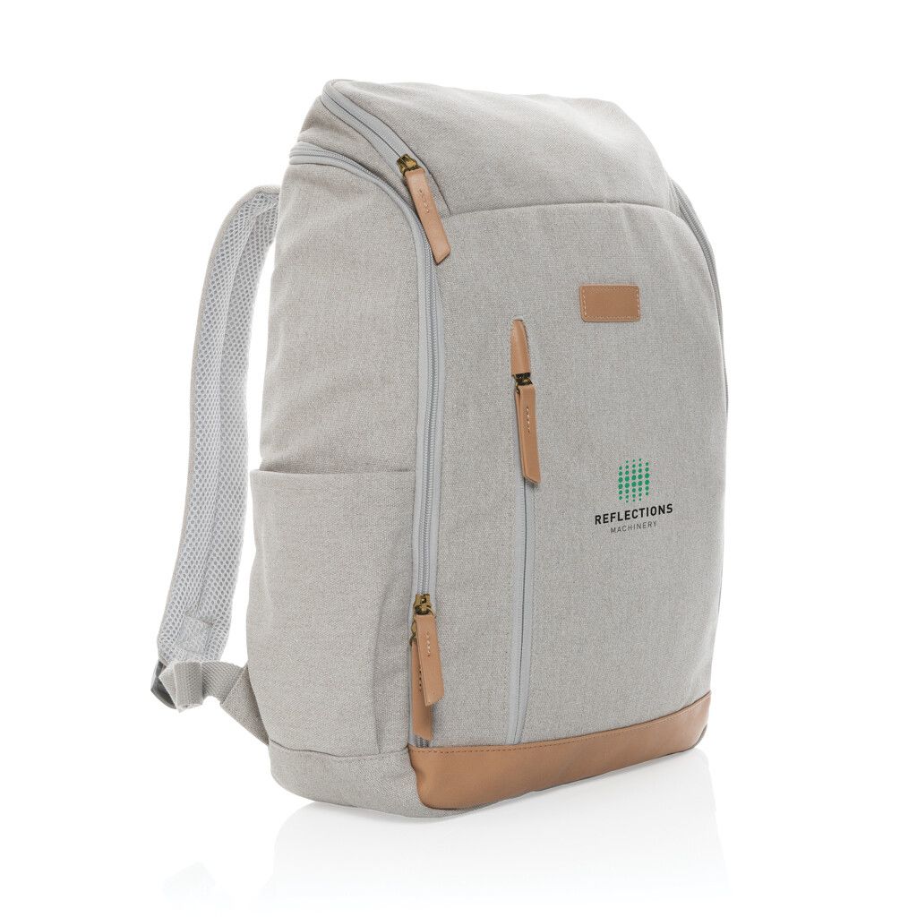 Impact AWARE™ 16 oz. r recyceltem canvas 15" Laptop-Rucksack - grau-867