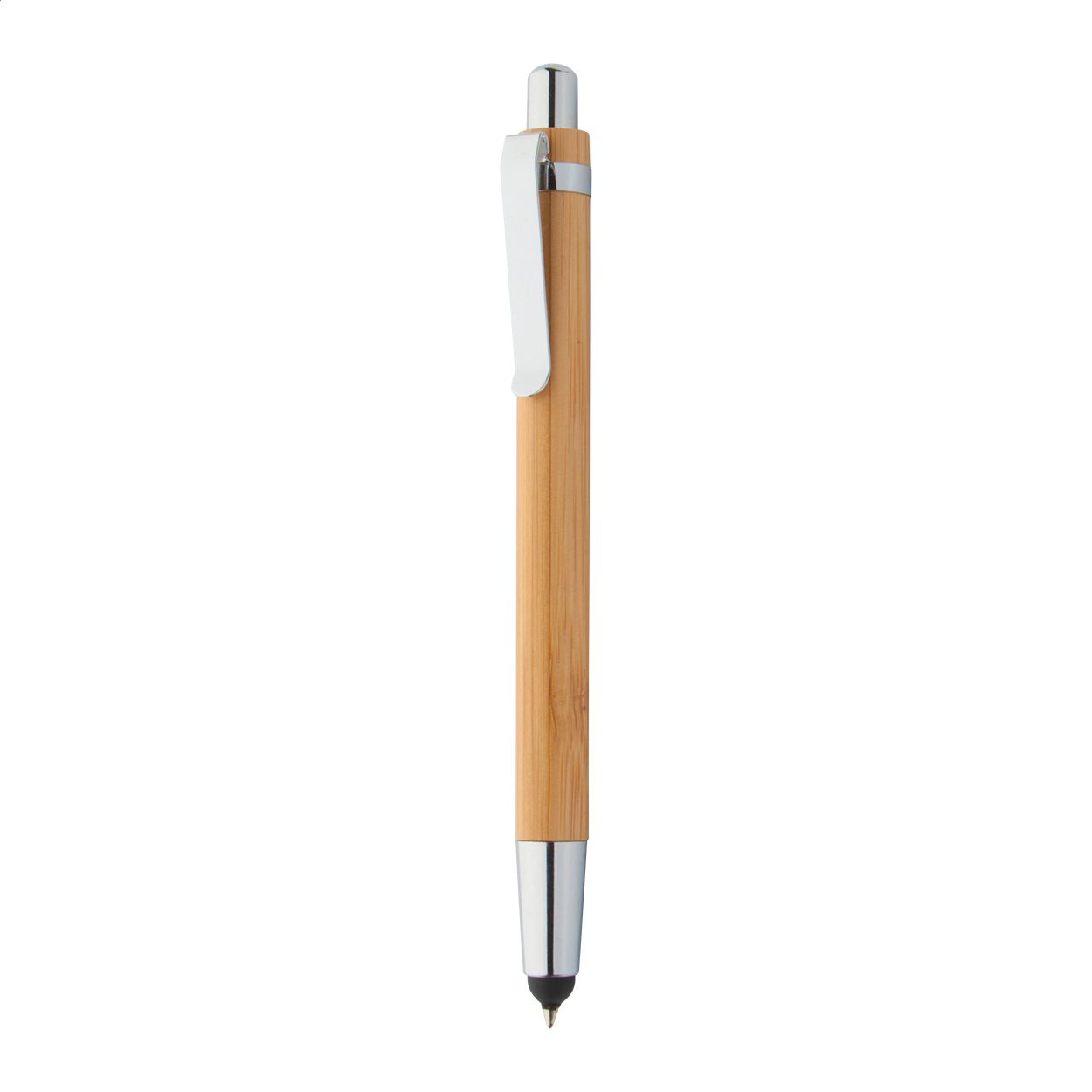 Kugelschreiber mit Touchpen Tashania Black - natur-187