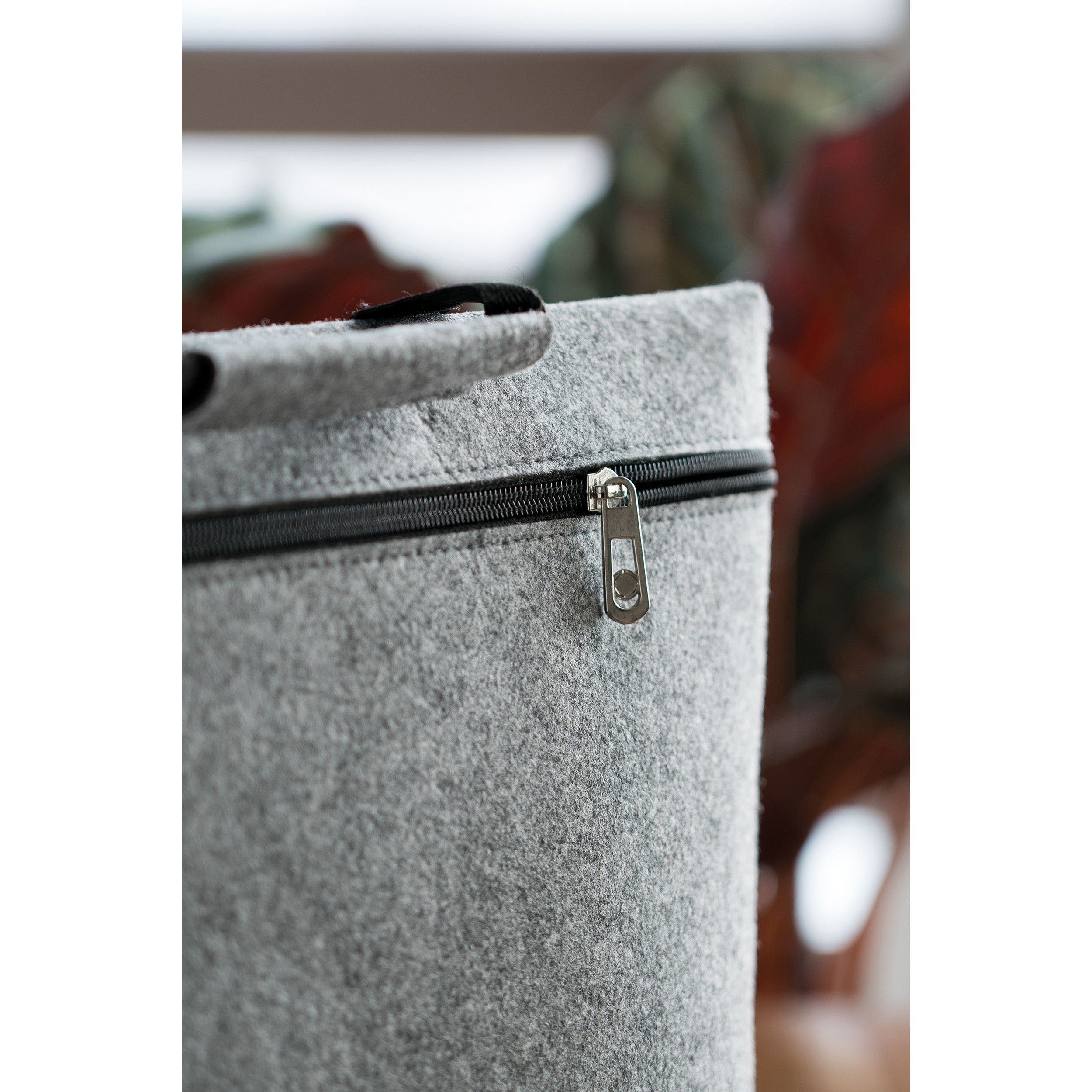RPET Filz Laptoptasche Lugano - silbergrau-162